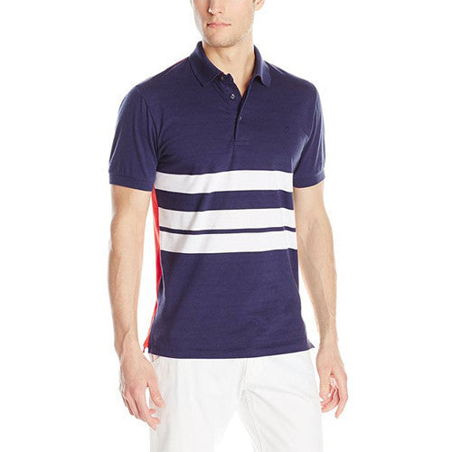 French Connection Men's Black Bayard Short Sleeve Polo -  - 3